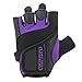 Contraband Pink Label 5137 Women's Padded Weight Lifting and Rowing Gloves w/Grip-Lock Padding (Pair) - Machine Washable Fingerless Workout Gloves Designed Specifically for Women (Purple, Small)