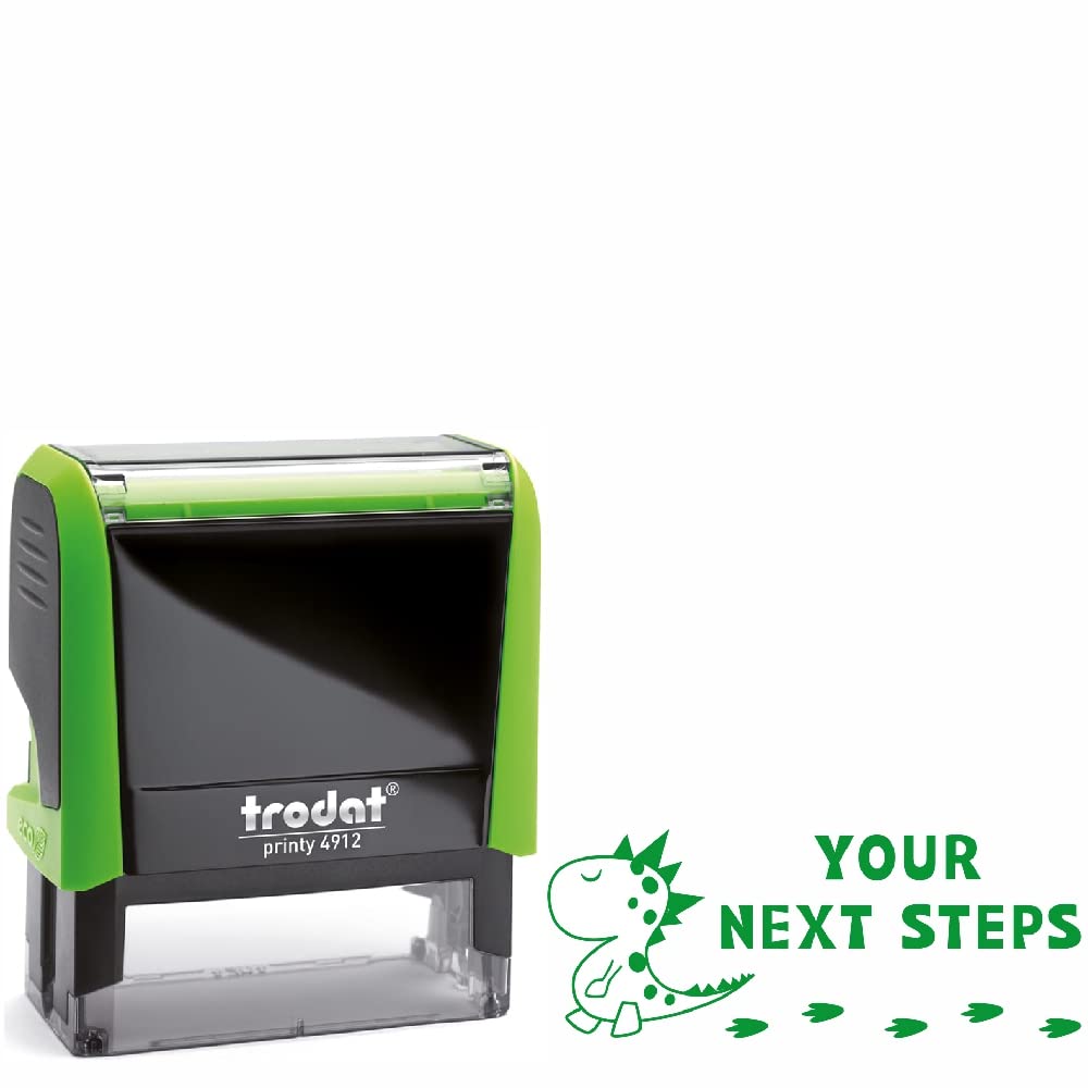 Teacher Stamp | Education Marking Stamp | Reward Stamps for School - Next Steps Dinosaur
