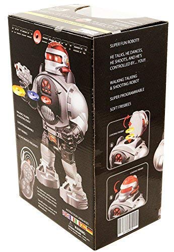 image for Think Gizmos Remote Control Robot for Kids - RoboShooter Robot Toy for