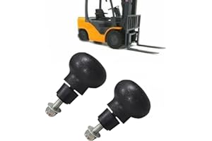 EastVita 2 Pieces Steering Wheel Knob Spinner 8mm Screw Steering Wheel Spinner Knob Turning Aid Ball Tractor Forklift Accessories