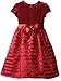 Jayne Copeland Girls' Velvet with Shadow Stripe and Disco Dots