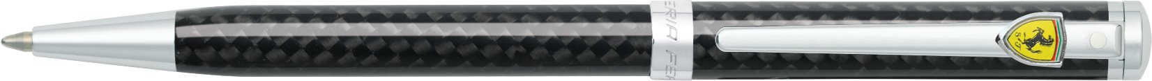 Sheaffer Ferrari Intensity, Carbon Fiber, Chrome Plate Trim, Ballpoint (FE2950851)