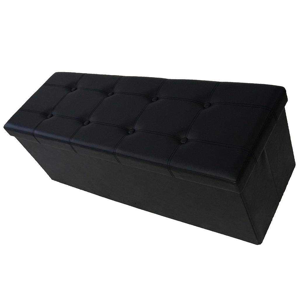 Material: Imitación de Cuero 110 x 38 x 38 cm Almacenamiento Otomano