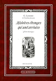 Histoires étranges qui sont arrivées