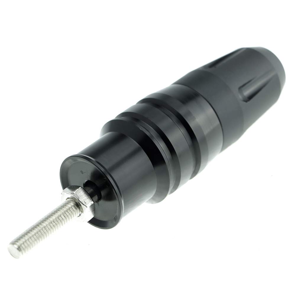 Alpha Rider マフラーガード エキゾーストスライダー フレーム プロテクター クラッシュパッド エンジン M10 ボディ プロテクター カワサキ ニンジャ 250 300 ZX10R/12R/14R/9R Z650 Z750 Z900 Z1000 Z1000SX ヤマハ TMAX500 530 FZ8 等に適用 バイク用 ブラック