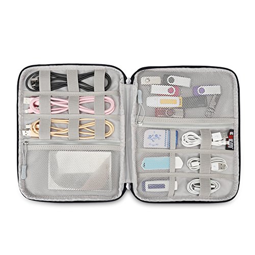 image for Electronics Accessories Travel Organizer Bag, BUBM Universal Gadgets S