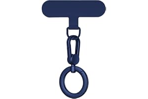 360 Rotatable Phone Lanyard with Detachable Carabiner & Stainless Steel Clip for Mobile Devices Keys Bags Adjustable Phone St