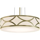 AFX Lake 3-Light 20'' LED Pendant - Gold