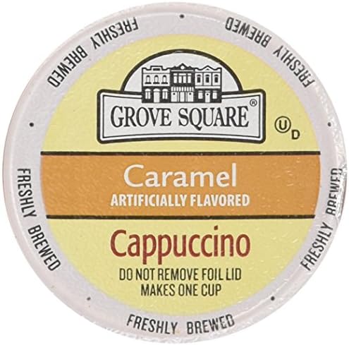 Grove Square Single Serve Caramel Cappucino Single Serve Cup 24 Ct For Keurig Brewers