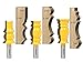 YONICO Router Bits Crown Molding Set 3 Bit 1/2-Inch Shank 16320