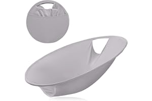 ZGFCSJP 26" Collapsible Portable Laundry Basket Pop up Laundry Basket Convenient and Fast Access to Clothes from the Dryer Easy to Store Grey