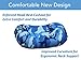 TREKOLOGY Ultralight Inflating Travel/Camping Pillows - Compressible, Compact, Inflatable, Comfortable, Ergonomic Pillow for Neck & Lumbar Support and (Blue Camo)