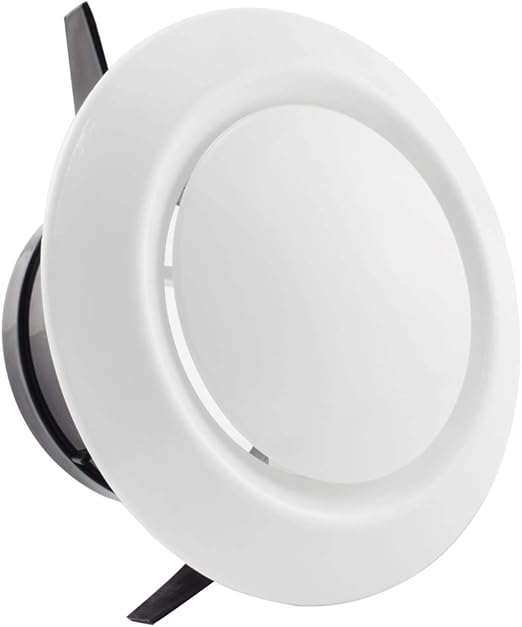Sdtc Tech 4 Inch Abs Round Soffit Air Vent Adjustable Airflow