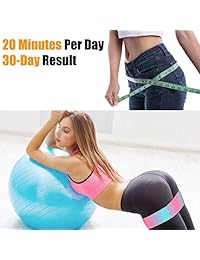 GZTLJ Resistance Exercise Bands Set for Legs and Butt,Fabric Workout Bands Resistance Loop Bands Anti Slip (2019 Upgraded)