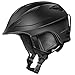 OutdoorMaster Ski Helmet PRO Airflow Climate Control & Adjustable Fit Men & Women (Black,L)