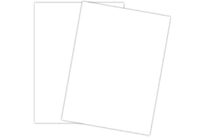 White Cardstock - Thick Paper for School, Arts and Crafts, Invitations, Stationary Printing | 65 lb Card Stock | 8.5 x 11 inc