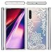 Thinkart Designed for Galaxy Note 10 Case White Flower the Transparent Hard PC Back Slim and TPU Grip Bumper Case Compatible for Samsung Galaxy Note 10 Phone (White Flower)