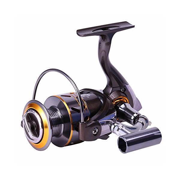 Sougayilang-Leftright-Interchangeable-Collapsible-Handle-Spinning-Fishing-Reel-with-521-Gear-Ratio-121-Ball-Bearings-for-Freshwater-Saltwater-Fishing