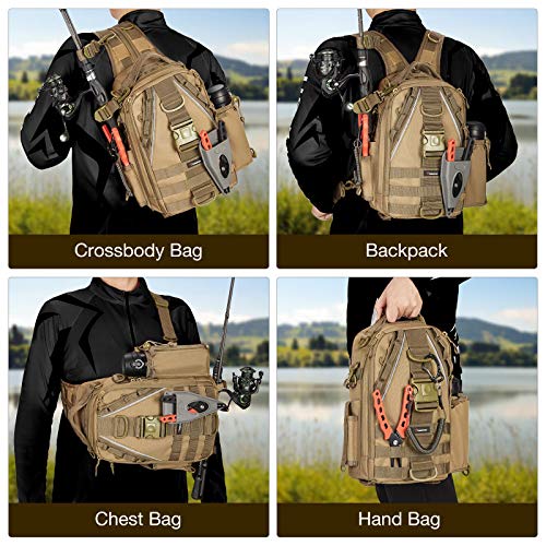 Piscifun Travel X Fishing Tackle Bag WaterResistant Fishing Storage