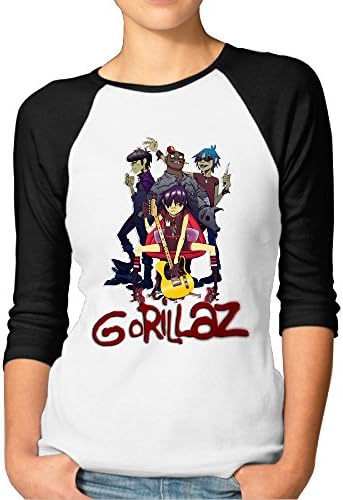 Gorillaz Band Women Casual T-shirts Raglan Tops