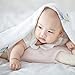 LifeTree Baby Muslin Blanket, Feather Print 2 Layer Toddler Blanket for Baby Girls or Baby Boys, Lightweight Blankets