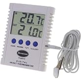 Brannan Digital Max Min Thermometer Indoor Outdoor 2.5M Probe Cable