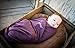 L'ovedbaby Unisex-Baby Newborn Organic Swaddling Blanket, Eggplant, one size
