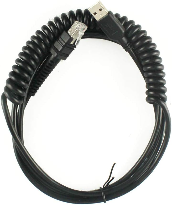 USB Cable for Zebra LI3608 LI3678 DS3608 DS3678 Scanner 3m