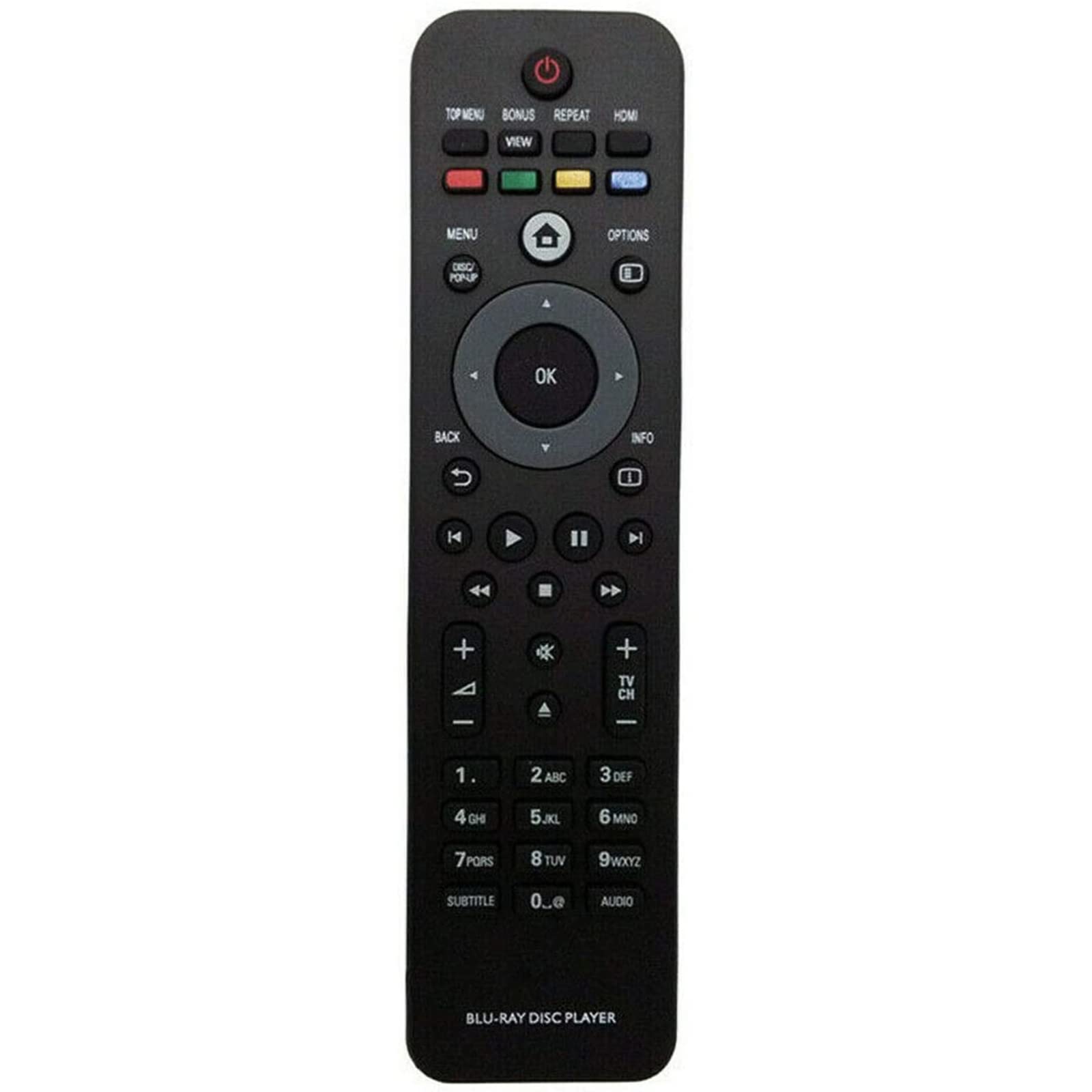 Replacement Remote Control Fit for Philips Blu-ray Disc Player BDP3000/05 BDP7300/98 BDP7300/12 BDP5000/12