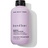 Bondbar Purple Brightening Shampoo for Blonde, Lightened &amp; Gray Hair, Neutralizes Brassiness, Repairs, Protects, Hydrates, Vegan, CrueltyFree, 8 Fl. Oz