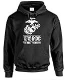 THE FEW THE PROUD THE MARINES usmc marine - Mens Pullover Hoodie