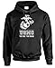 THE FEW THE PROUD THE MARINES usmc marine - Mens Pullover Hoodie