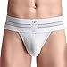 ANUN Men's Jockstrap Athletic Supporter (M/L, White)