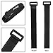 10-Pack 1 x 18 Inch Fastening Cable Straps, Hook and Loop Securing Cinch Cable Tie Down Straps Set, Adjustable Multipurpose for Cord Management, Cables, Wires, Hoses, Bundling Boxes
