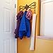 Evelots Door Window Draft Stopper-Block Cold,Heat-Sound Proof-Hanging Cord-Beige