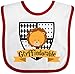 Inktastic - Gryffindorable Crest with Lion Head Baby Bib White/Red