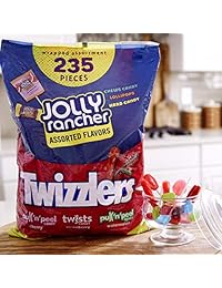 HERSHEY'S Candy Assortment, 235Count (JOLLY RANCHER & TWIZZLERS), 66.88 oz