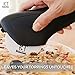 K-Musculo Pizza Cutter Wheel That Cuts Right Through Pizza Crust in The First Cut, Super Sharp Ceramic Blade Slicer with Protective Cover and Grip That Doesn't Allow it to Slip
