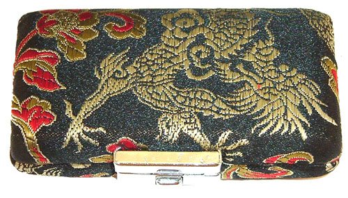 3-Reed English Horn Reed Case Silk (Black/Gold)