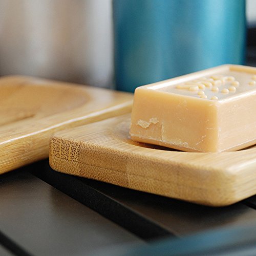 Pstars Bamboo Soap Dishes Soap Tray Holder, Soap Drain Box Home Bathroom Wooden Nature Soap Case Holder Hand Craft Bathtub Shower Dish Accessories - Thumbnail 3