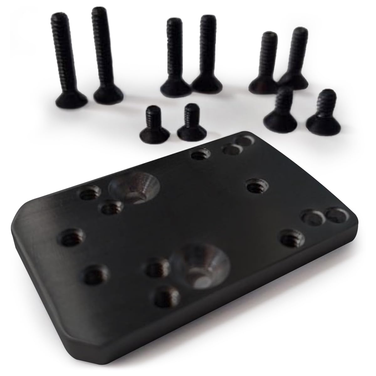 Photo 1 of ADE Universal Optic Mount Plate for converting Any Optic Cut with RMR/SRO/407C/507C Footprint Works With ADE RD3, Vortex Venom/Viper,Burris Fastfire,Shield RMS/RMSc,Holosun 407K/507K,EPS Carry Red Dot