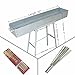 YW Creating 32” Corrosion-Resistant Iron-Zinc Alloy Thicker Charcoal Grill – Portable BBQ Grill, Yakitori Grill, Kebab Grill, Satay Grill. Makes Juicy Shish Kebab, Shashlik (32