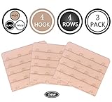 Women's Bra Extenders 4 Hook for Plus Size Bras Extenders Bra Strap Extensions