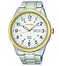 Seiko Men's SNE370 Analog Display Japanese Quartz Two Tone Watch