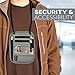 Travel Wallet & Family Passport Holder RFID Blocking Document Holder & Organizer Protects Your Passports (Grey) (Multicolor G)