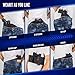 Belly Band Holster for Concealed Carry, IWB Gun Holsters for Men Women, Most Comfortable Waistband Handgun Carry with Magazine Pouch, One Holster Fits Most Pistols & Revolvers, BONUS Movable Mag Pouch