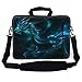 Meffort Inc 17 Inch Neoprene Laptop Bag with Extra Side Pocket, Soft Carrying Handle & Removable Shoulder Strap Fit 16