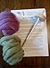 Beginner Drop Spindle Kit Top Whorl w/ 2oz Roving Fiber