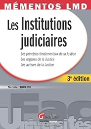 Les  institutions judiciaires