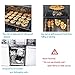 UMOGI Thicken BBQ Grill & Baking Mats Set of 4, Durable Reusable Hundreds of Times Easy to Clean, Non-Stick Grilling Accessories,Heat Resistant,FDA-Approved, Works on Gas Charcoal Electric Grill&More